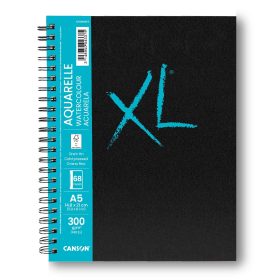 CANSON XL Aquarell Book A5 31200L013 68 Blatt, weiss, 300g