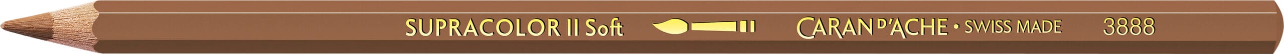 CARAN-DACHE-3888.055-7610186845581 CARAN D'ACHE Farbstifte Supracolor 3,8mm 3888.055 zimtbraun – Bild 1