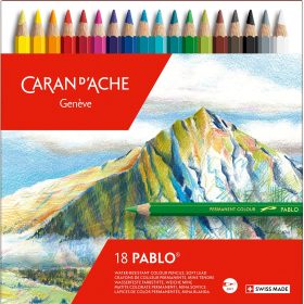 CARAN D'ACHE Farbstifte Pablo 666.318 18 Farben