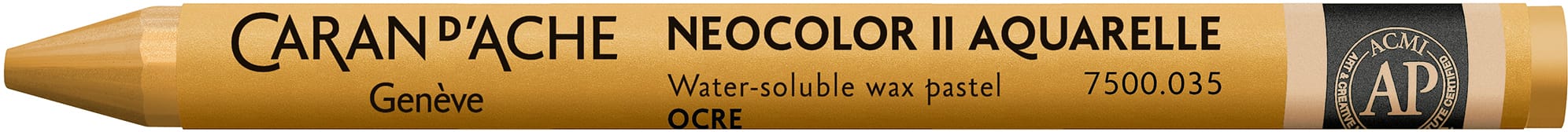 CARAN-DACHE-7500.035-7610186271724 CARAN D'ACHE Wachsmalkreide Neocolor II 7500.035 ocker – Hochwertig & günstig bei ShopDeca