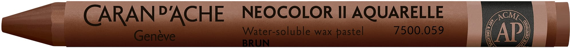 CARAN-DACHE-7500.059-7610186271809 CARAN D'ACHE Wachsmalkreide Neocolor II 7500.059 braun – Hochwertig & günstig bei ShopDeca