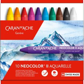 CARAN D'ACHE Wachspastelle Neocolor II 7500.310 10-farbig assortiert