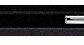 CARAN D'ACHE Kugelschreiber 849 Metall 849.009 schwarz, refill, Schrift blau