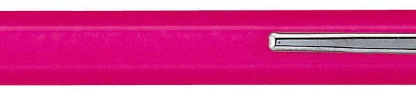 CARAN D'ACHE Kugelschreiber 849 Metall 849.090 rosa, refill, Schrift blau