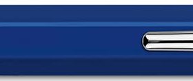 CARAN D'ACHE Kugelschreiber 849 Metall 849.160 blau, refill, Schrift blau