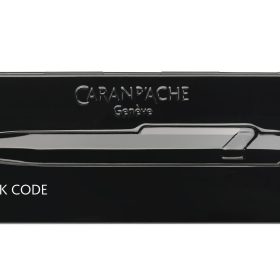 CARAN D'ACHE Kugelschreiber 849 Black Code 849.496 schwarz, mit Metalletui