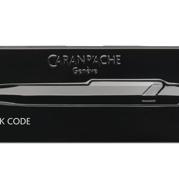 CARAN D'ACHE Kugelschreiber 849 Black Code 849.496 schwarz, mit Metalletui