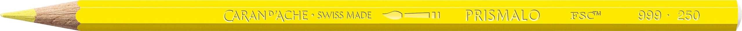 CARAN-DACHE-999.250-7610186843587 CARAN D'ACHE Farbstifte Prismalo 3mm 999.250 kanariengelb – Hochwertig & günstig bei ShopDeca