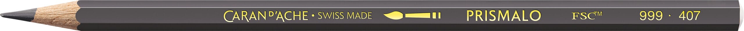 CARAN-DACHE-999.407-7610186843679 CARAN D'ACHE Farbstifte Prismalo 3mm 999.407 sepia – Hochwertig & günstig bei ShopDeca