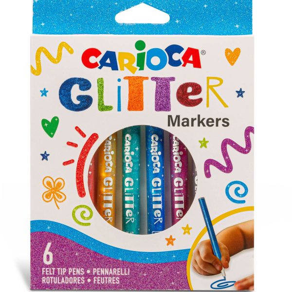 CARIOCA Fasermaler 42190 Glitter E-6