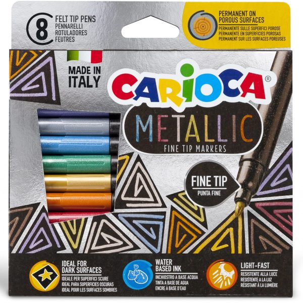 CARIOCA Fasermaler Fein 43162 Metallic E-8