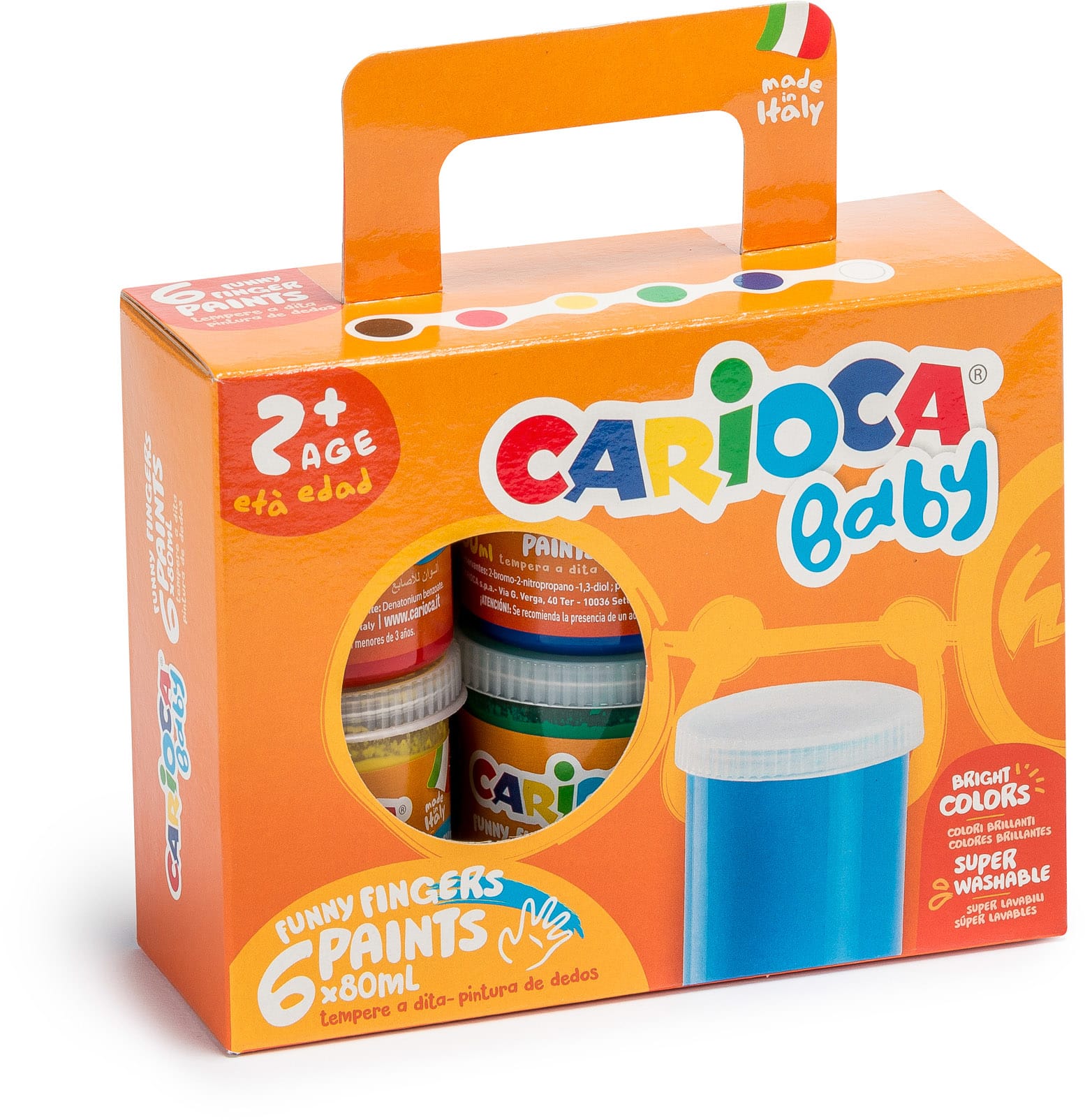 CARIOCA-KO032-8003511000325 CARIOCA Fingermalfarben Baby E-6ass KO032 80ml – Hochwertig & günstig bei ShopDeca