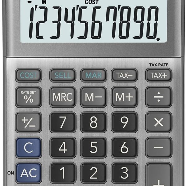 CASIO Tischrechner MS-100FM grau