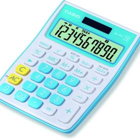 CASIO Tischrechner MS-10VC-BU blau