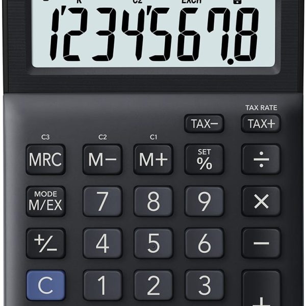 CASIO Tischrechner MS-8F schwarz