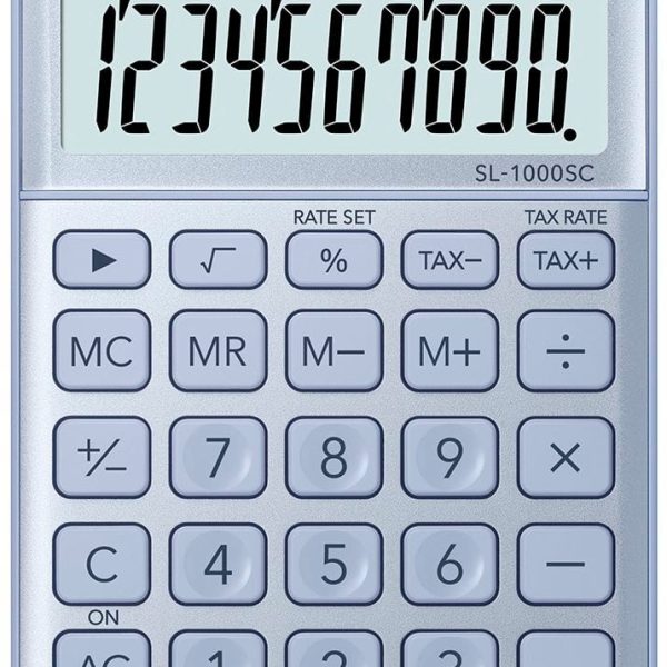 CASIO Taschenrechner SL-1000SC-BU blau