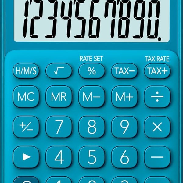 CASIO Taschenrechner SL310UCBU 10-stellig blau