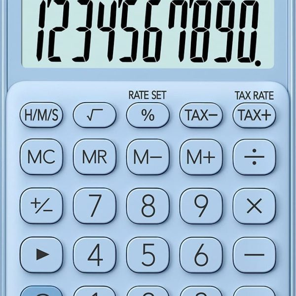 CASIO Taschenrechner SL310UCLB 10-stellig hellblau