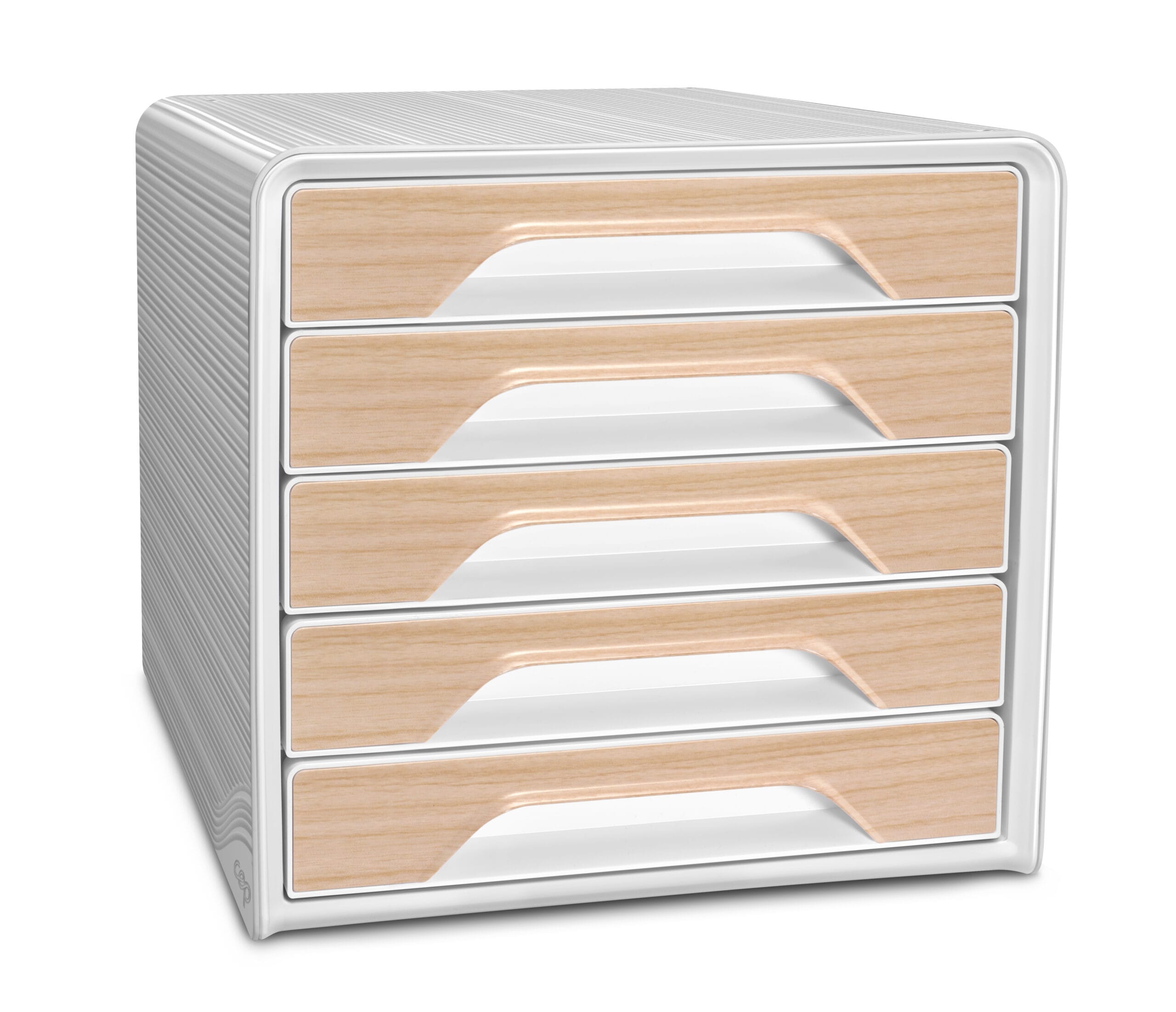 CEP-1071111021-3462159017754 CEP Schubladenbox Smoove Silva 1071111021 5 Schubladen weiss/buche – Hochwertig & günstig bei ShopDeca