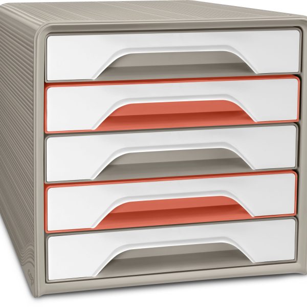 CEP Schubladenbox Smoov TerraNova 1071116391 5 Schubl.sand/terracotta/weiss