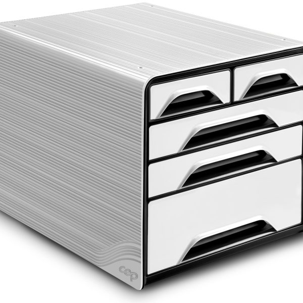 CEP Schubladenbox Smoove 1072130121 5 Schubladen weiss