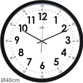 CEP Wanduhr 40cm 2112510011 schwarz