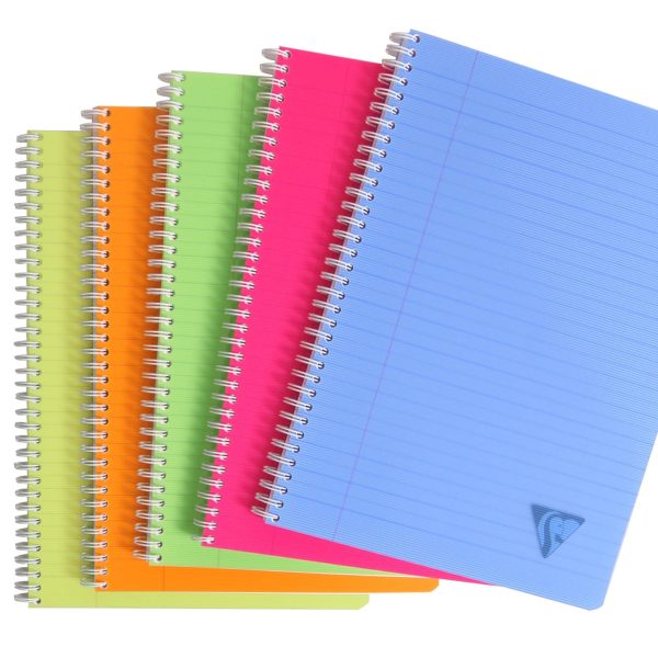 CLAIREFONTAINE Spiralheft ass. A4 328146 liniert 90 Blatt