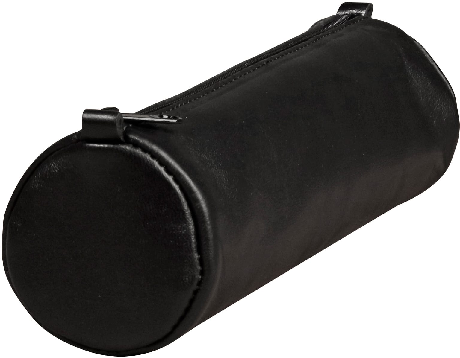 CLAIREFONTAINE-77016C-3329680770162 CLAIREFONTAINE Schlamperetui AgeBag 21x6cm 77016C schwarz, rund, Leder – Hochwertig & günstig bei ShopDeca