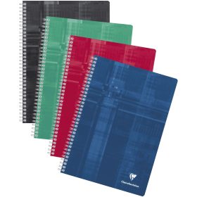 CLAIREFONTAINE Mosai Matris Spiralheft A4 81644 4mm, kariert, ass. 90 Blatt