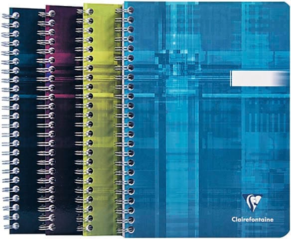 CLAIREFONTAINE Spiralheft ass. A5 8536 liniert 50 Blatt