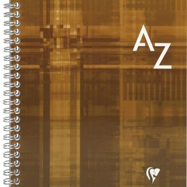 CLAIREFONTAINE Spiralheft mit Index ass. A5 8549 5mm 90 Blatt