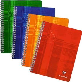CLAIREFONTAINE Spiralheft ass. 17x22cm 8722 5mm 50 Blatt