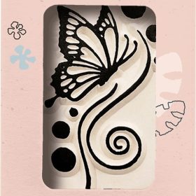 COLOP LaDot Tattoo Stempel 165820 curly butterfly mittel