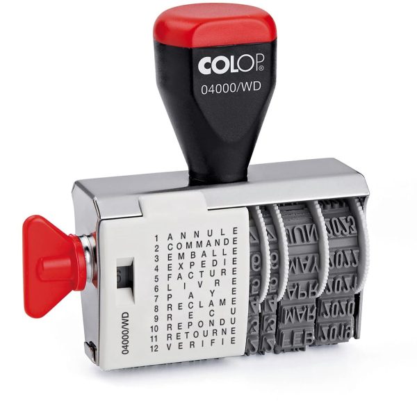 COLOP Mehrtextstempel 4000WD/F 12 Texte F