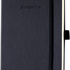 CONCEPTUM Notizbuch HC A5 CO109 black, Dot-Lineatur, 194 S.