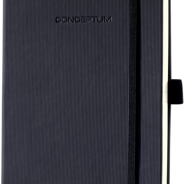 CONCEPTUM Notizbuch HC A5 CO109 black, Dot-Lineatur, 194 S.