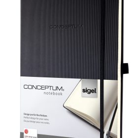 CONCEPTUM Notizbuch 213x295x20mm CO110 blanko schwarz