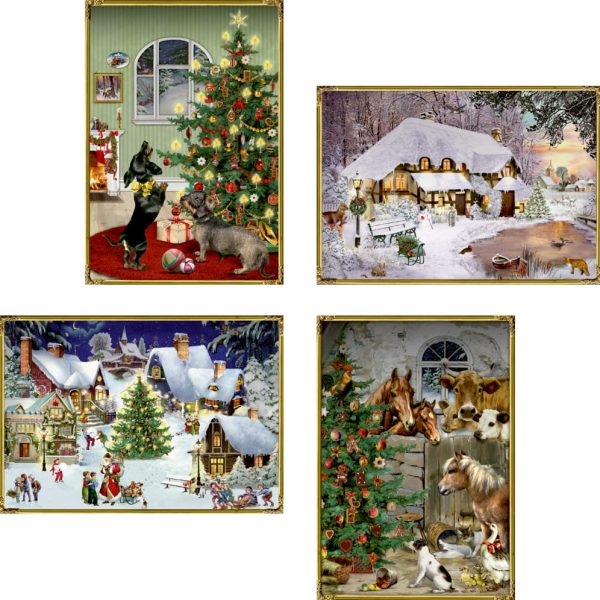 COPPENRATH Mini Adventskalender 72574 Nostalgische Weihnachtswelt