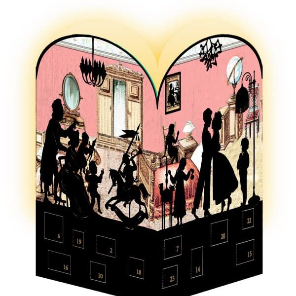 COPPENRATH Adventskalender 16.5x11.5cm 92998 Nostalgische Scherenschnitte