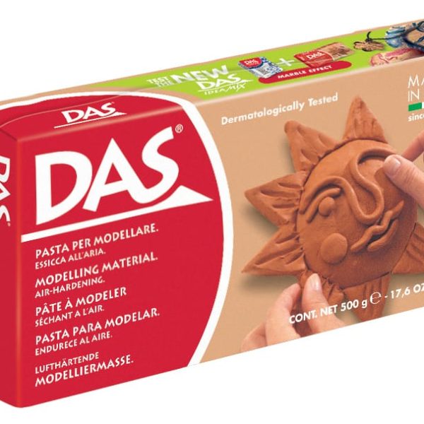 DAS Modelliermasse 500g 387100 terracotta