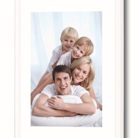 DEBEX Wechselrahmen 50x70cm 725001500700 Kunstglas, weiss