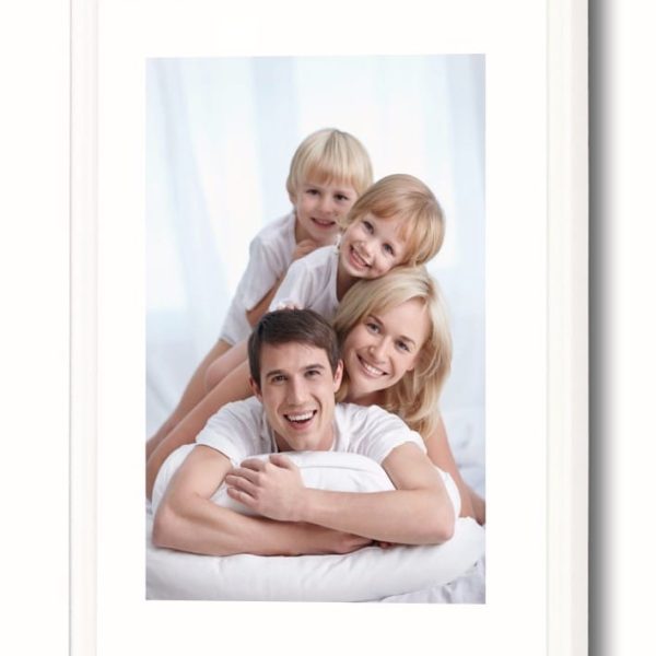 DEBEX Wechselrahmen 50x70cm 725001500700 Kunstglas, weiss