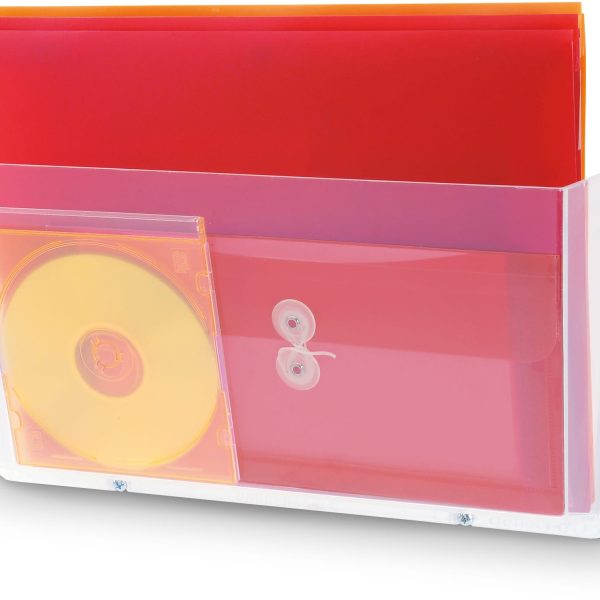 DEFLECTO Wandprospekthalter DocuPocket 63201 A4, quer, bruchsicher