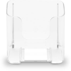 DEFLECTO Prospekthalter 115x100mm 75001 transparent 1/3 hoch