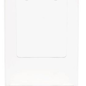 DEFLECTO Prospekthalter 115x180mm 76001 transparent DIN lang