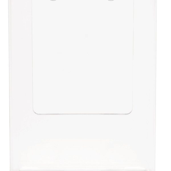 DEFLECTO Prospekthalter 115x180mm 76001 transparent DIN lang