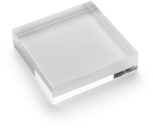 DEFLECTO Acrylblock 100x25mm AB325 transparent poliert