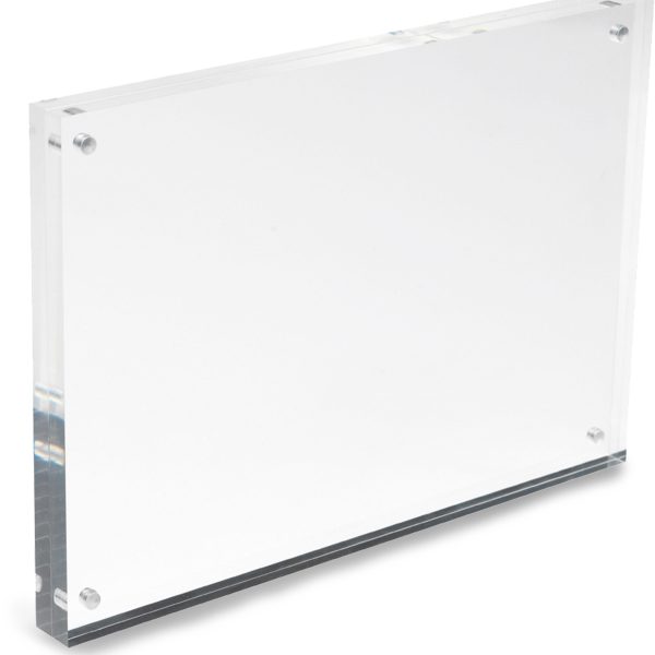 DEFLECTO Magnet. Acrylblock A5 MCHA511 transparent 2x7.5mm