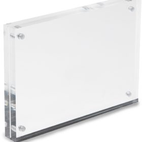 DEFLECTO Magnet. Acrylblock A6 MCHA611 transparent 2x7.5mm