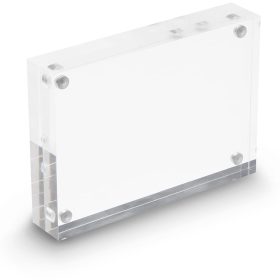 DEFLECTO Magnet. Acrylblock A6 MCHA61130 transparent 2x15mm